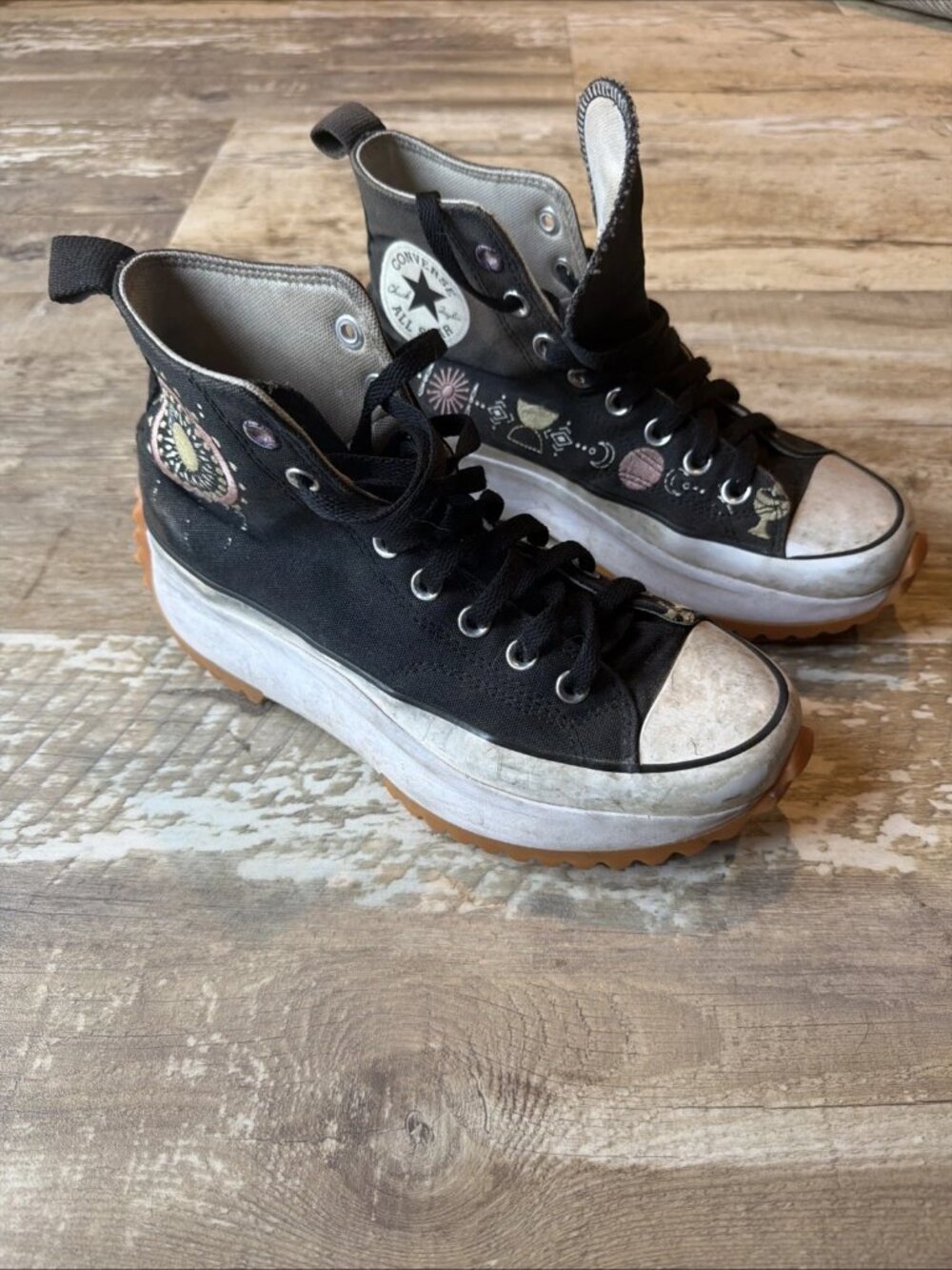 CONVERSE Run Star Hike Hi Platform Sneakers Chuck Taylor Women’s 8.5